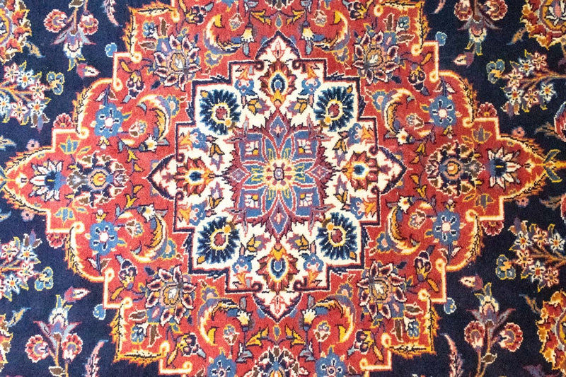 Perser Rug - Keshan - 396 x 287 cm - blue