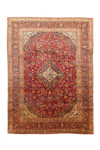 Perser Rug - Keshan - 401 x 294 cm - red
