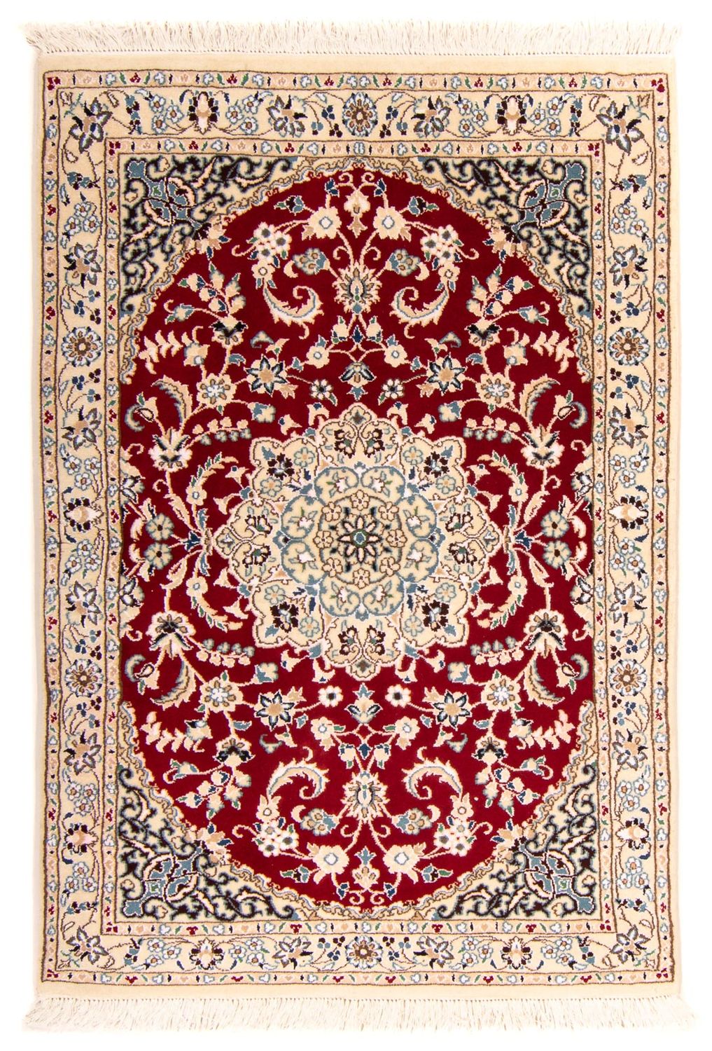 Perser Rug - Nain - Royal - 148 x 96 cm - dark red