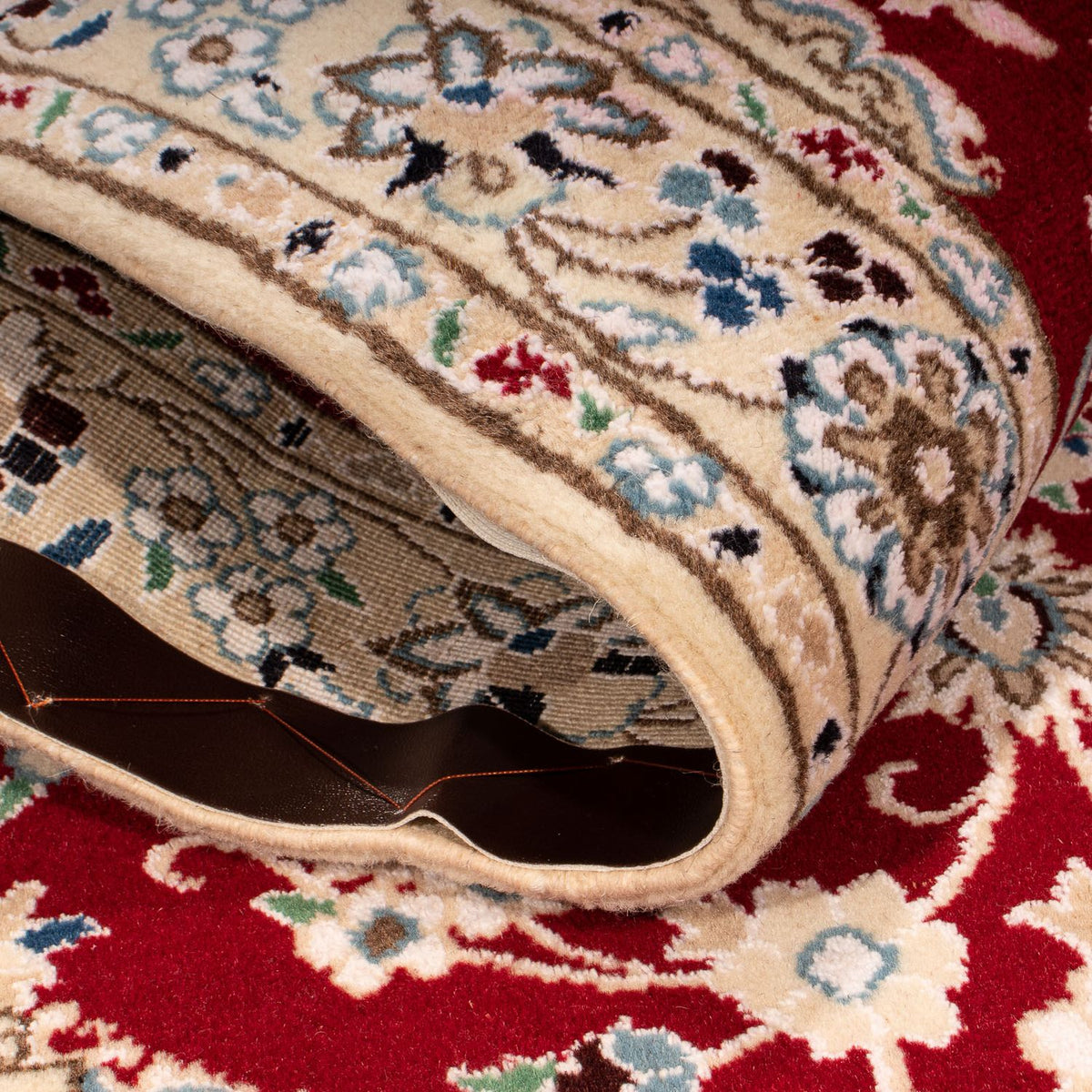 Perser Rug - Nain - Royal - 148 x 96 cm - dark red