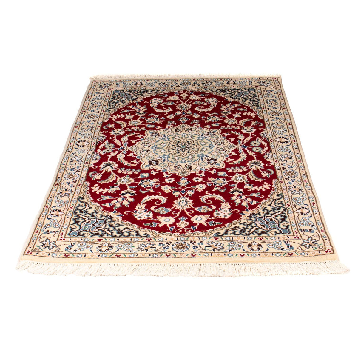 Perser Rug - Nain - Royal - 148 x 96 cm - dark red