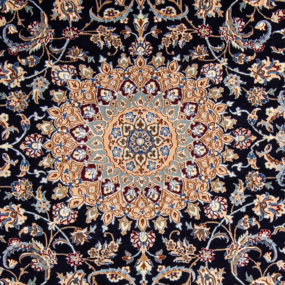 Perser Rug - Nain - Premium - 205 x 128 cm - dark blue