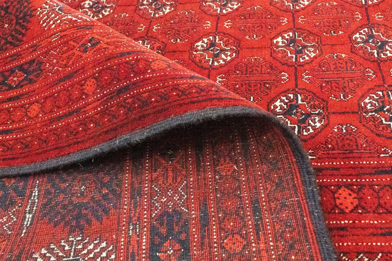 Afghan Rug - Bukhara - 390 x 292 cm - dark red