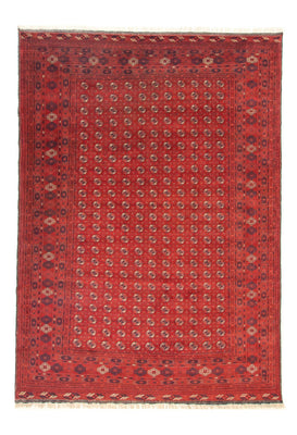 Afghan Rug - Bukhara - 342 x 243 cm - dark red