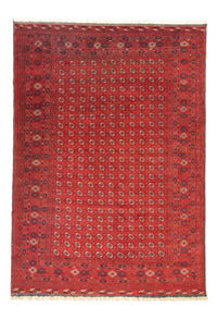 Afghan Rug - Bukhara - 342 x 243 cm - dark red