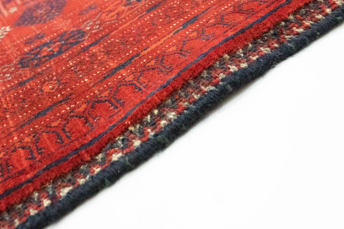 Afghan Rug - Bukhara - 342 x 243 cm - dark red