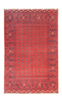 Afghan Rug - Bukhara - 301 x 195 cm - dark red