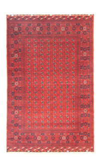 Afghan Rug - Bukhara - 301 x 195 cm - dark red