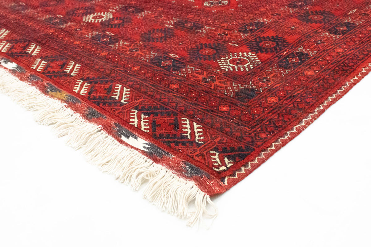Afghan Rug - Bukhara - 299 x 198 cm - dark red