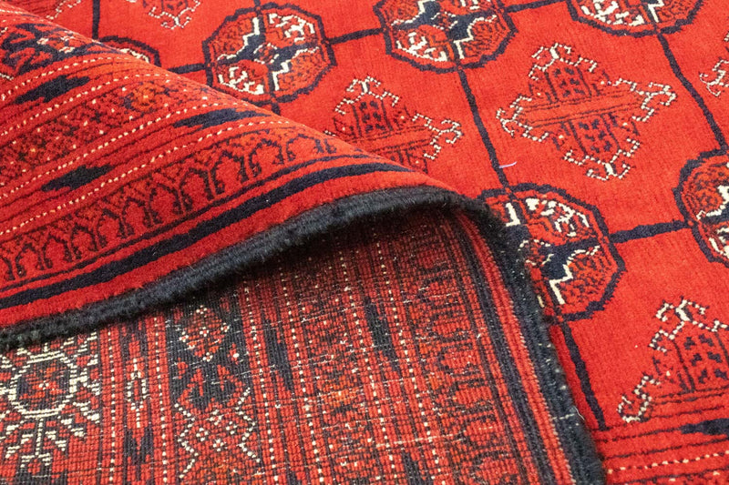 Afghan Rug - Bukhara - 288 x 202 cm - dark red