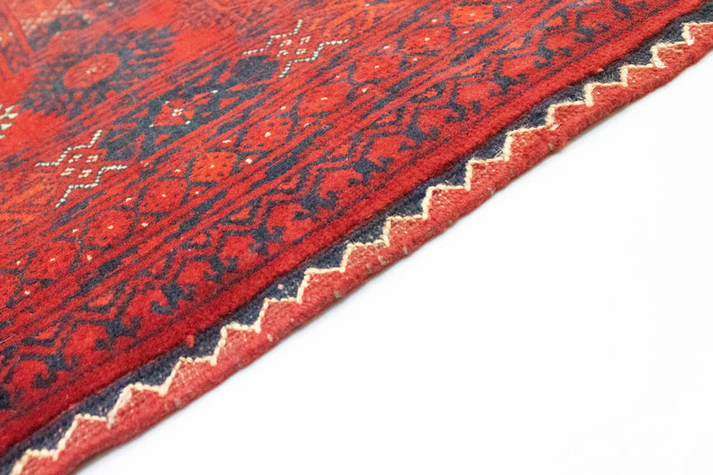 Afghan Rug - Bukhara - 294 x 200 cm - dark red