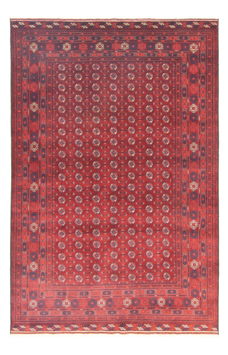 Afghan Rug - Bukhara - 297 x 198 cm - dark brown