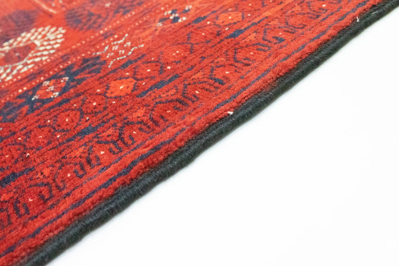 Afghan Rug - Bukhara - 292 x 196 cm - dark red