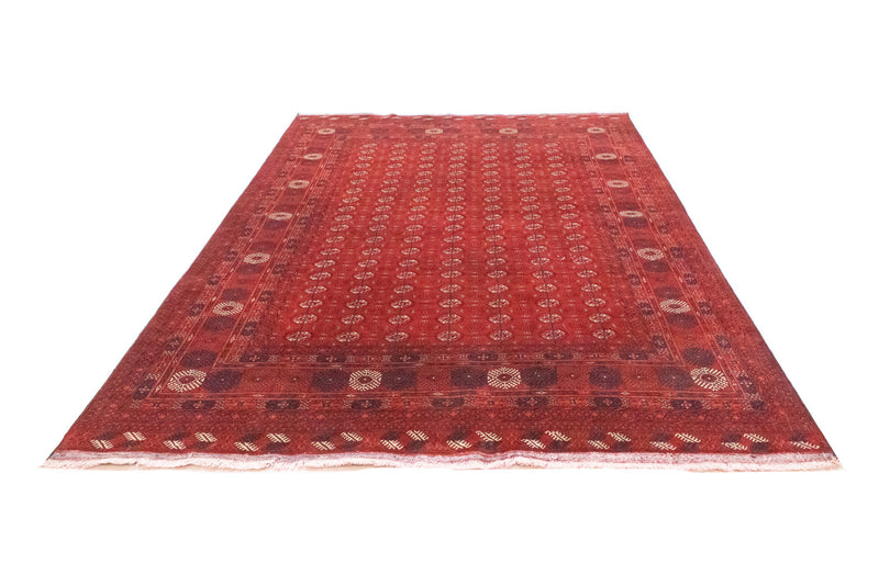 Afghan Rug - Bukhara - 292 x 196 cm - dark red