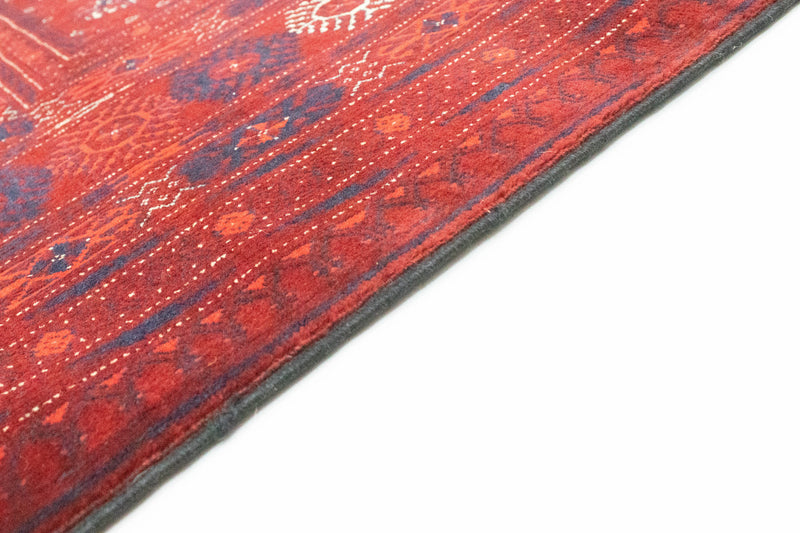 Afghan Rug - Bukhara - 301 x 196 cm - dark red