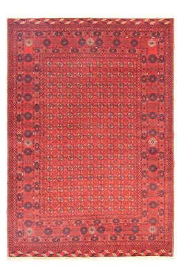 Afghan Rug - Bukhara - 295 x 199 cm - dark red