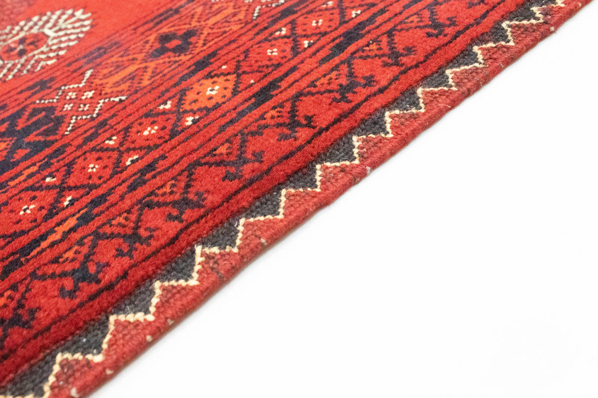 Afghan Rug - Bukhara - 295 x 199 cm - dark red