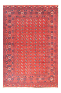 Afghan Rug - Bukhara - 297 x 198 cm - dark red