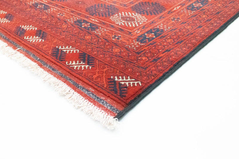 Afghan Rug - Bukhara - 297 x 198 cm - dark red