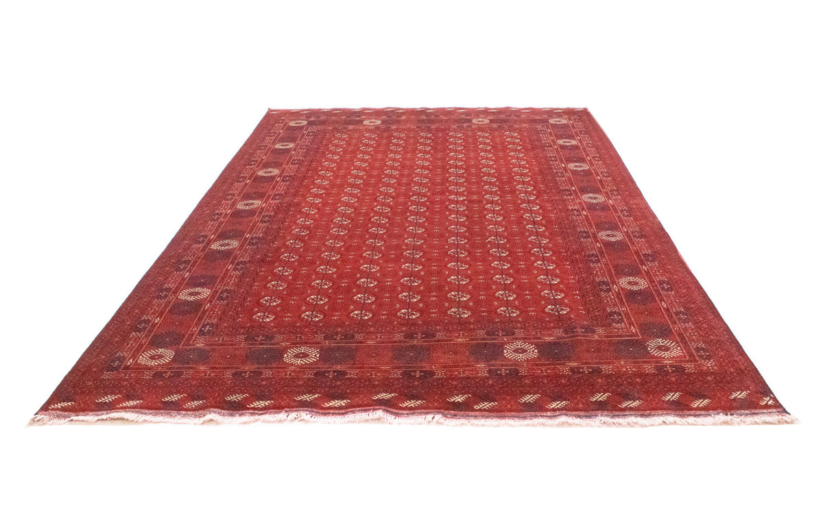 Afghan Rug - Bukhara - 297 x 198 cm - dark red