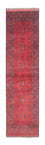 Runner Afghan Rug - Kunduz - 294 x 80 cm - red