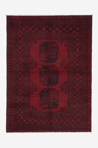 Afghan Rug - Filpa - 140 x 100 cm - red