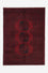 Afghan Rug - Filpa - 140 x 100 cm - red