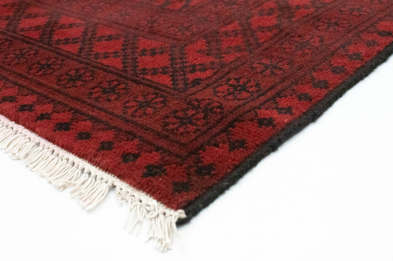 Afghan Rug - Filpa - 140 x 100 cm - red