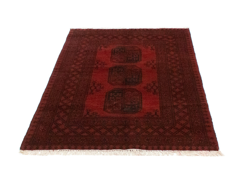 Afghan Rug - Filpa - 140 x 100 cm - red