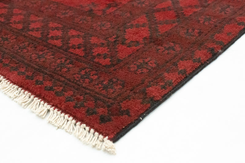 Afghan Rug - Filpa - 139 x 102 cm - red