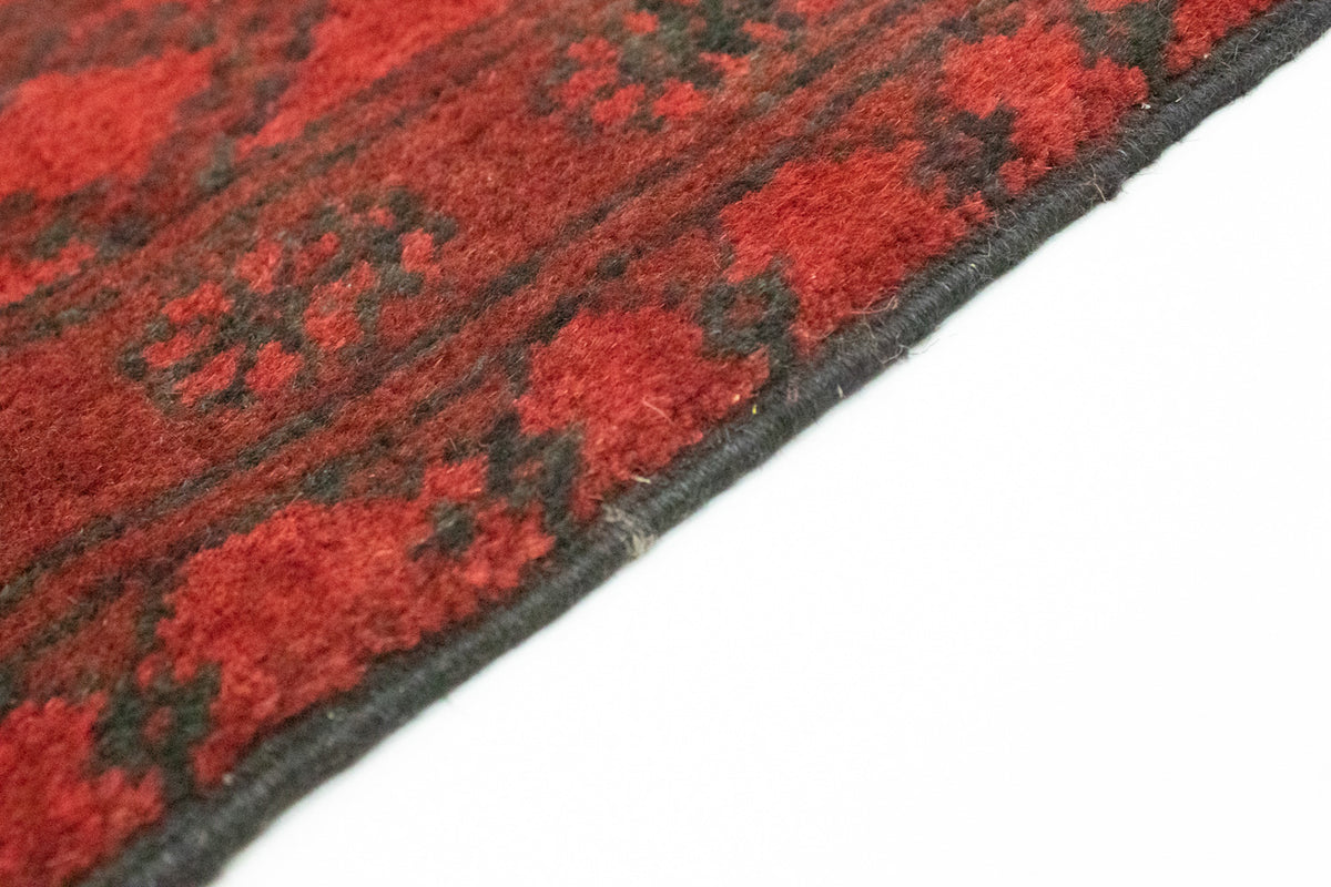 Afghan Rug - Filpa - 139 x 102 cm - red