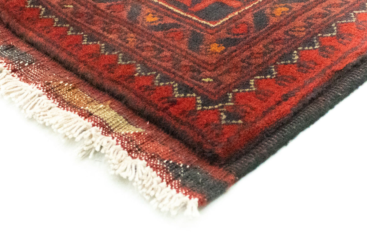 Afghan Rug - Kunduz - 194 x 147 cm - red