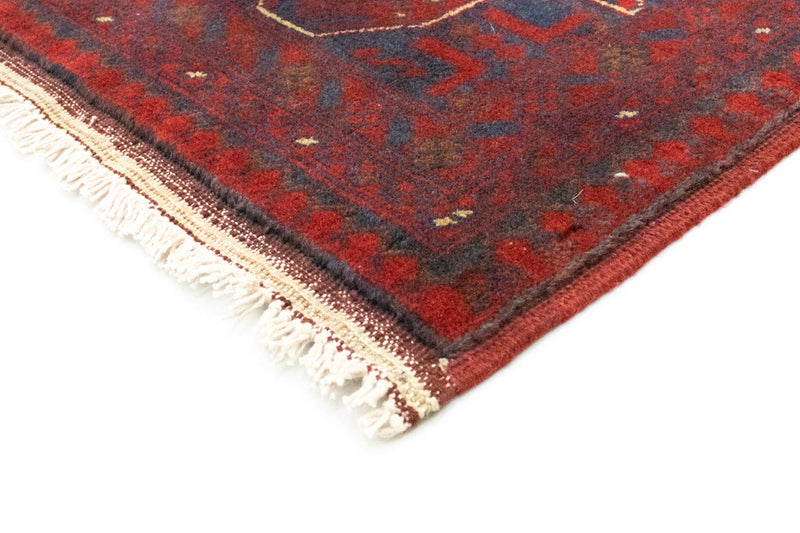 Afghan Rug - Kunduz - 199 x 150 cm - red