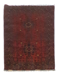 Afghan Rug - Kunduz - 125 x 78 cm - red