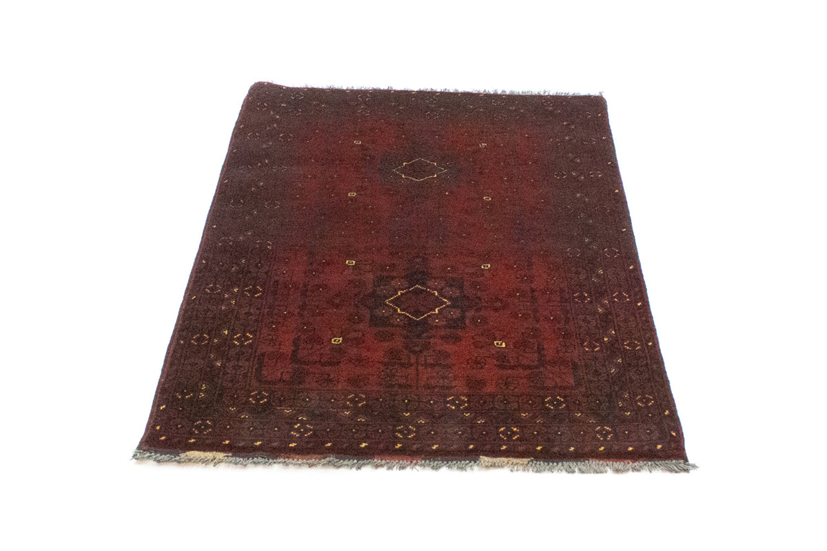 Afghan Rug - Kunduz - 125 x 78 cm - red