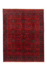 Afghan Rug - Kunduz - 195 x 154 cm - red