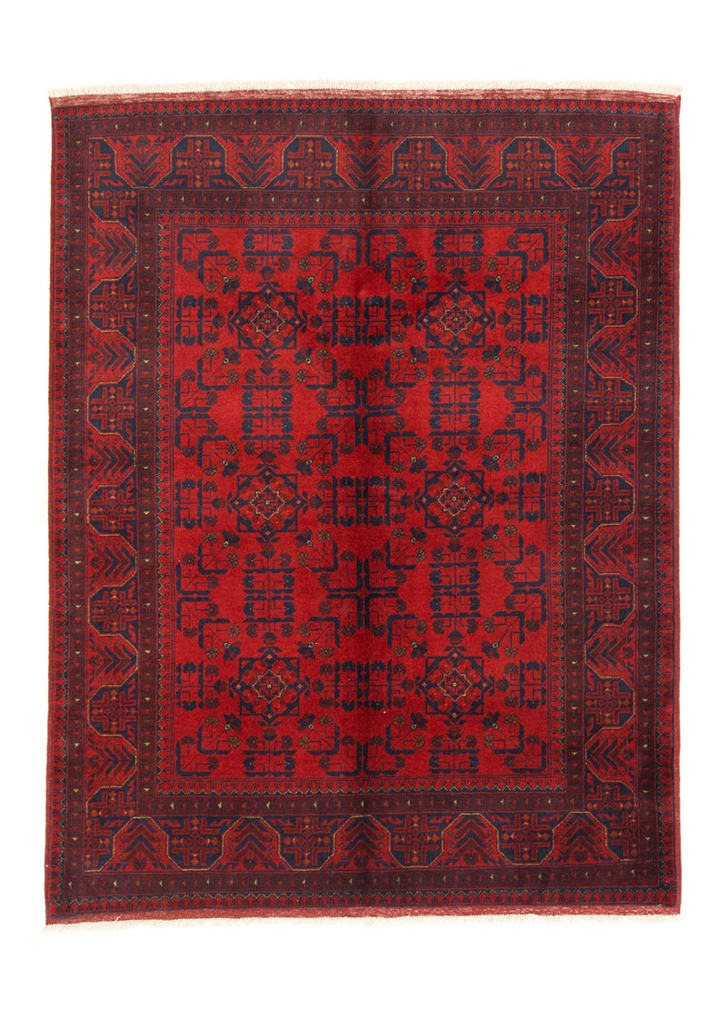 Afghan Rug - Kunduz - 197 x 151 cm - red