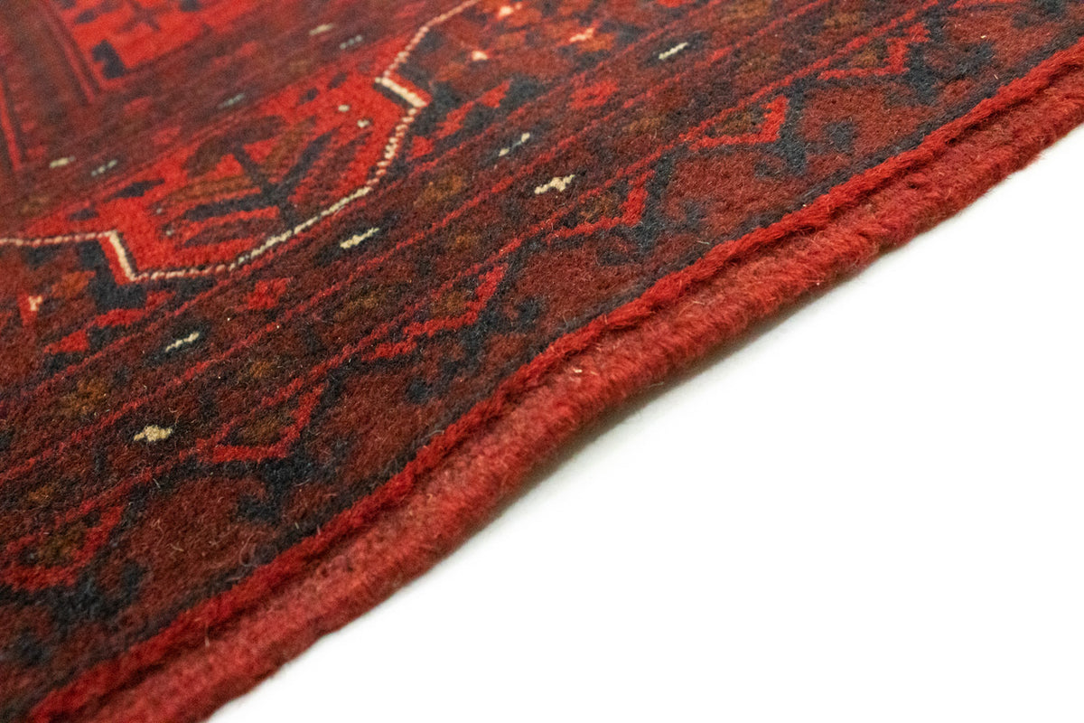 Afghan Rug - Kunduz - 199 x 152 cm - red