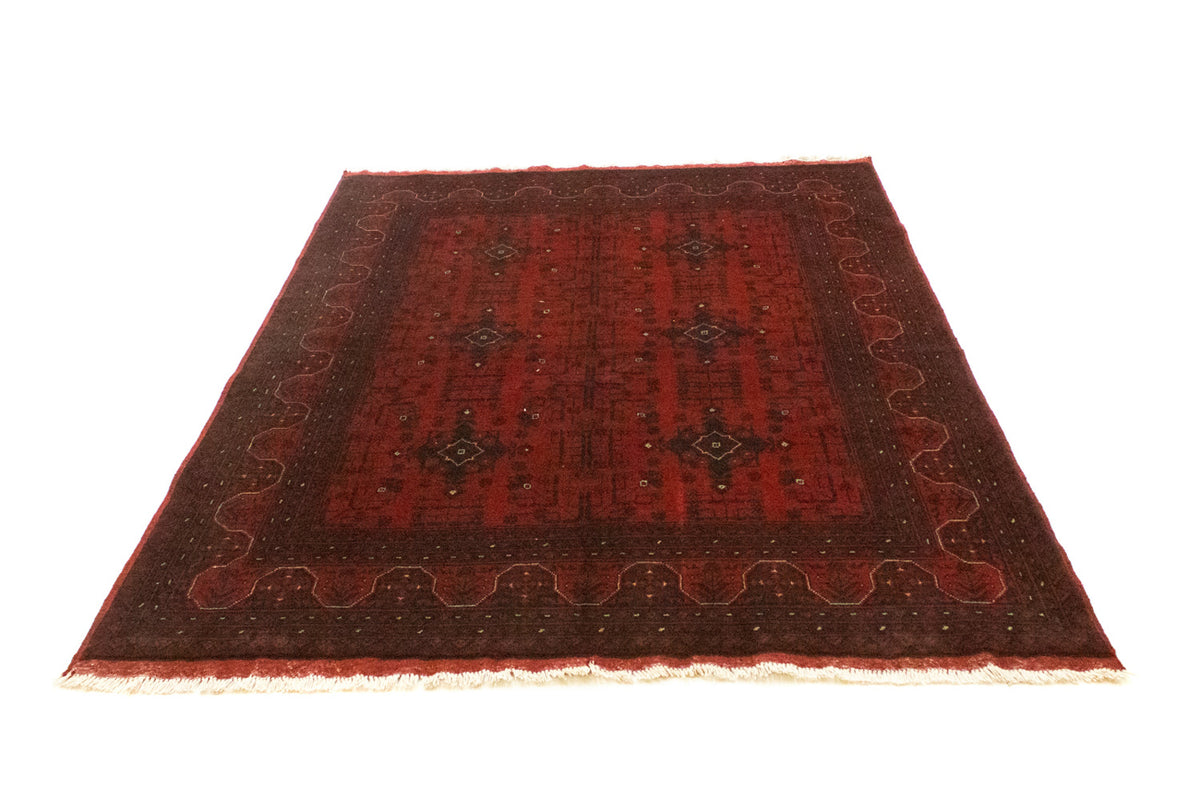 Afghan Rug - Kunduz - 199 x 152 cm - red