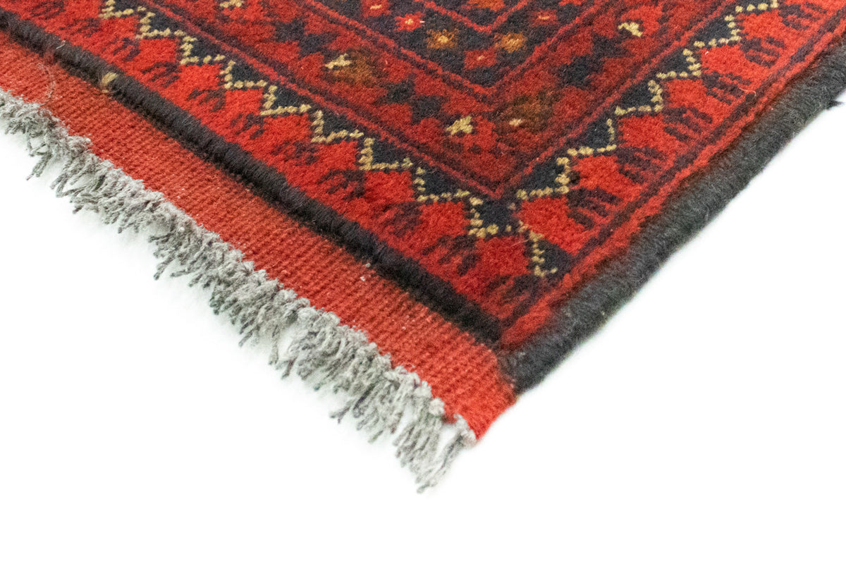 Afghan Rug - Kunduz - 193 x 151 cm - red