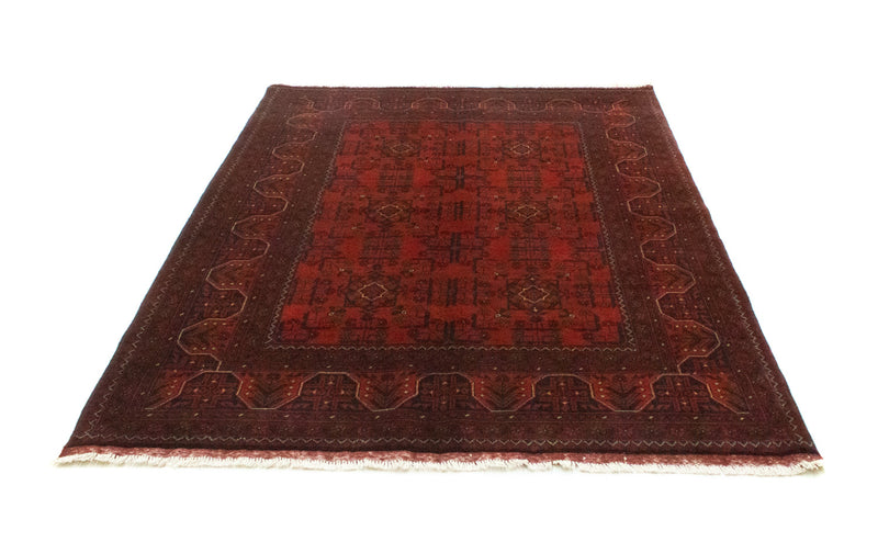 Afghan Rug - Kunduz - 195 x 155 cm - red