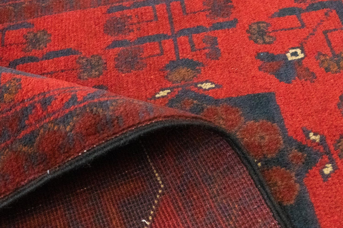 Afghan Rug - Kunduz - 147 x 97 cm - red