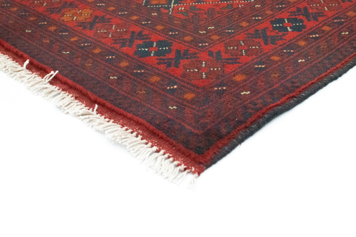 Afghan Rug - Kunduz - 146 x 99 cm - red