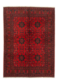 Afghan Rug - Kunduz - 197 x 149 cm - red