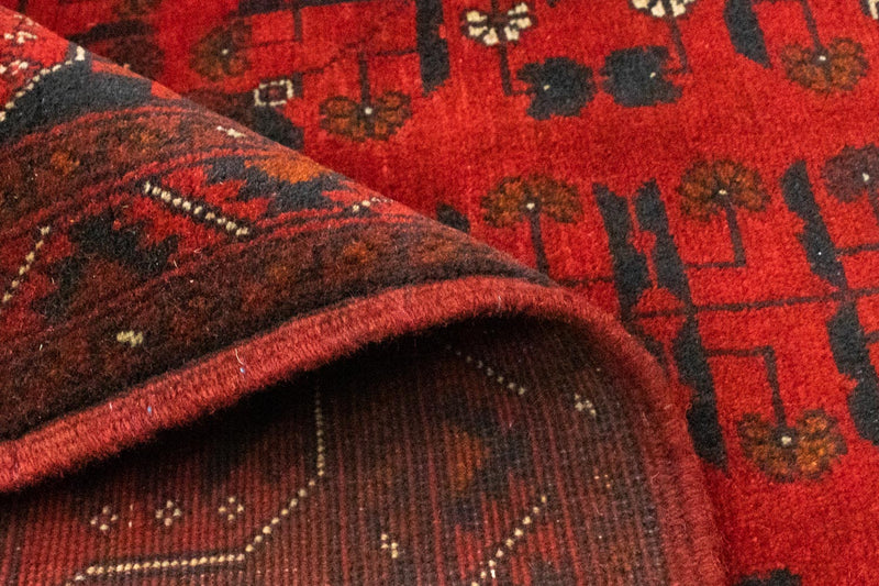 Afghan Rug - Kunduz - 197 x 149 cm - red