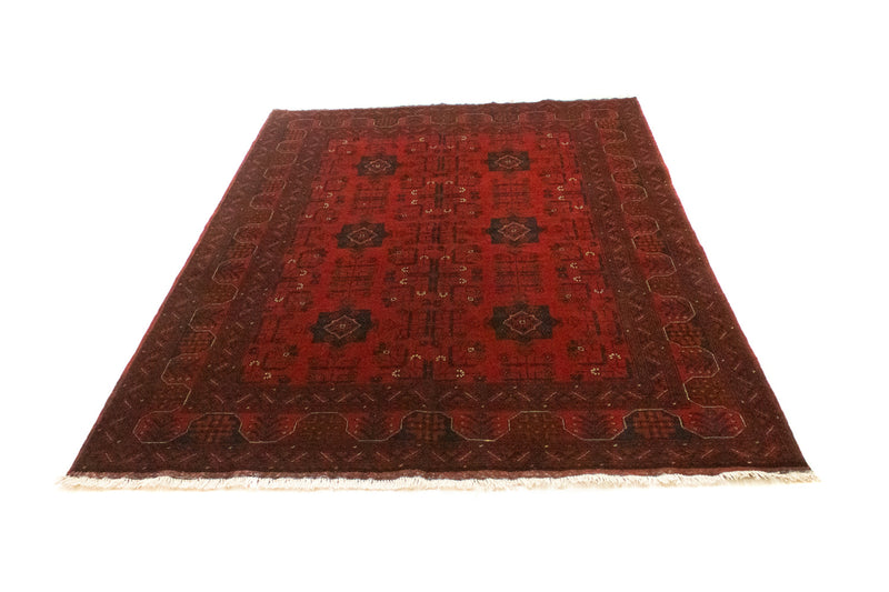 Afghan Rug - Kunduz - 197 x 149 cm - red