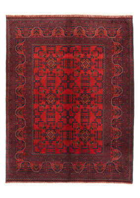 Afghan Rug - Kunduz - 206 x 149 cm - red