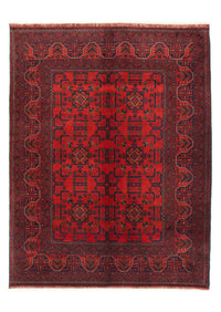 Afghan Rug - Kunduz - 206 x 149 cm - red