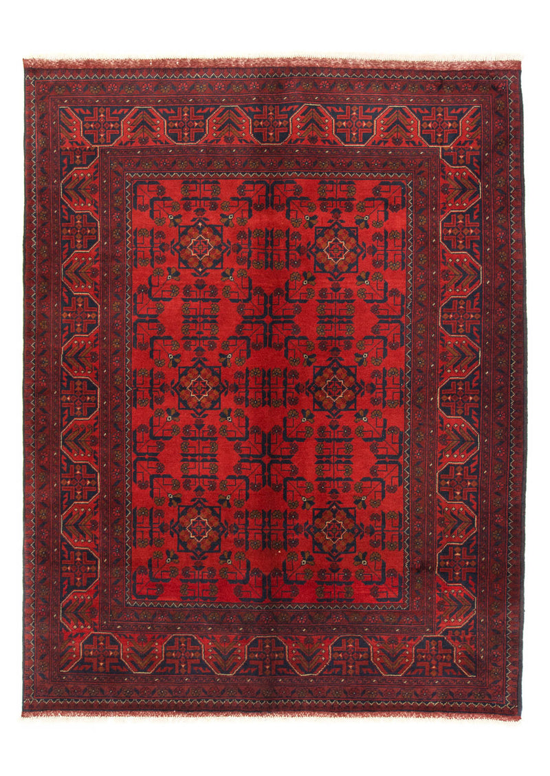 Afghan Rug - Kunduz - 206 x 149 cm - red