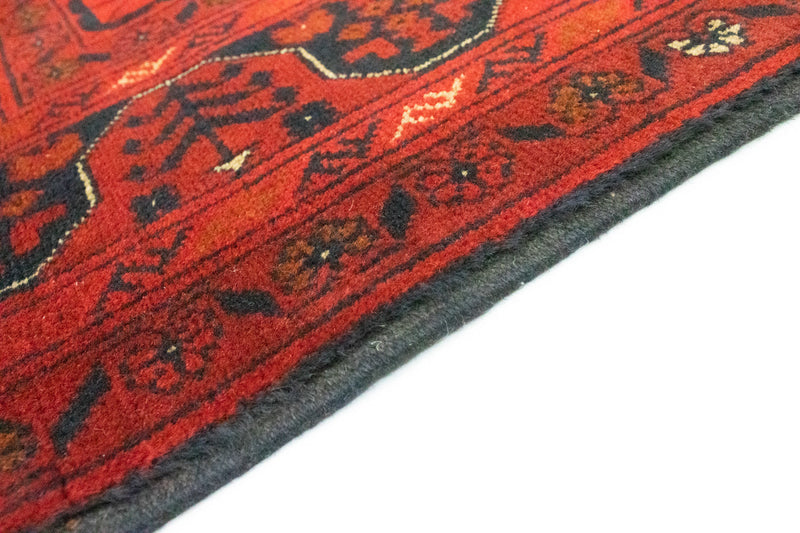 Afghan Rug - Kunduz - 156 x 105 cm - red